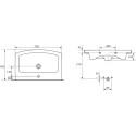 Раковина Cersanit Easy ES 70