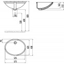 Раковина Creavit TP205