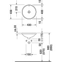 Раковина Duravit Architec 0468400000