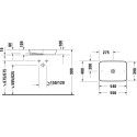 Раковина Duravit Cape Cod 2347550000 55 см
