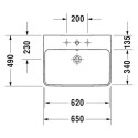 Раковина Duravit ME by Starck 2335650000