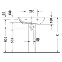 Раковина Duravit ME by Starck 2335650000
