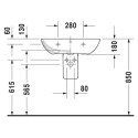 Раковина Duravit ME by Starck 2335650000
