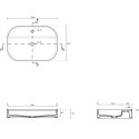 Раковина Galassia SmartB 7400 65x45