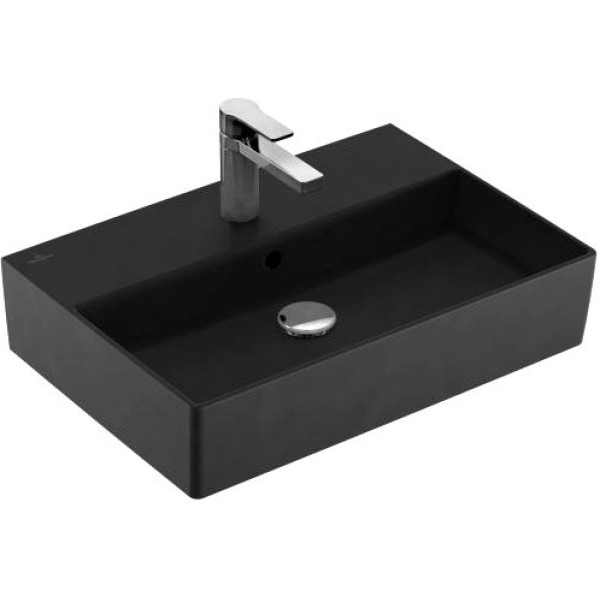 Раковина Villeroy & Boch Memento 4A226GS5 ebony, ceramicplus, с переливом