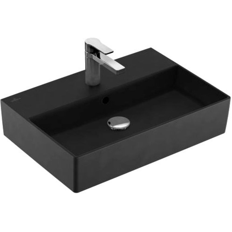 Раковина Villeroy & Boch Memento 4A226GS5 ebony, ceramicplus, с переливом