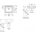 Раковина Villeroy & Boch Verity Design 51036001 60 см