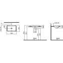 Раковина VitrA Valarte 7800B003-0012 60 см