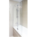 Шторка на ванну GuteWetter Lux Pearl GV-102A левая 120 см стекло бесцветное, профиль хром