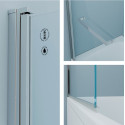 Шторка на ванну IDDIS Ray RAY6CS9i90 90х140, профиль хром