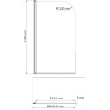 Шторка на ванну Wasserkraft Leine 35P01-80W