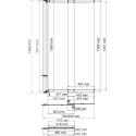 Шторка на ванну Wasserkraft Main 41S02-80WS