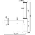 Сифон для раковины Jaquar Allied ALD-CHR-769L250X190