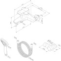 Смеситель AM.PM Gem F90A15000 для ванны с душем
