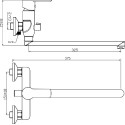 Смеситель Argo Olimp 35-L35P универсальный