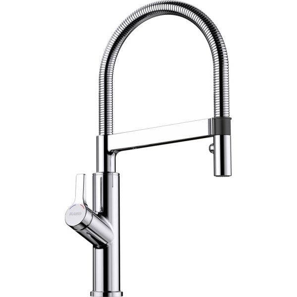 Смеситель Blanco Solenta-S Senso 523126 для кухонной мойки, рычаг слева