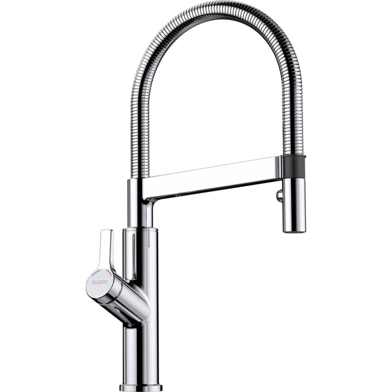 Смеситель Blanco Solenta-S Senso 523126 для кухонной мойки, рычаг слева
