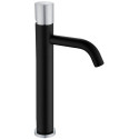 Смеситель Boheme Stick 122-BCR.2 для раковины, black touch chrome