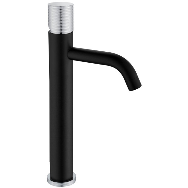Смеситель Boheme Stick 122-BCR.2 для раковины, black touch chrome