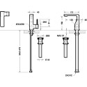 Смеситель Bravat Arc F16061K-2-ENG для раковины