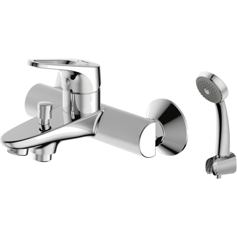 Смеситель Bravat Drop-D F648162C-B-RUS для ванны с душем
