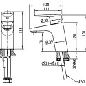 Смеситель Bravat Line F15299C-1 для раковины