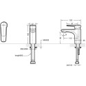 Смеситель Bravat Source F1173218CP-ENG для раковины