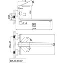 Смеситель D&K Altportel Rhein DA1333301 универсальный