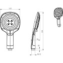 Смеситель D&K Berlin Technische DA1433515 для ванны с душем