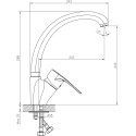 Смеситель Decoroom SO70 SO70021 для кухонной мойки