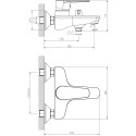 Смеситель Decoroom SO72 SO72036 для ванны с душем