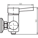 Смеситель Dorff Logic D3020000SS для душа