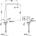 Смеситель Duravit D.1 D11130009046 для раковины, черный