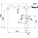 Смеситель Franke Old England 115.0315.597 для кухонной мойки