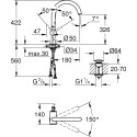Смеситель Grohe Atrio New 32647AL3 для раковины