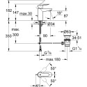 Смеситель Grohe BauEdge 23328000 для раковины