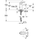 Смеситель Grohe BauEdge 23329000 для раковины