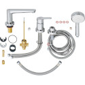 Смеситель Grohe BauEdge 2511700A на борт ванны, хром
