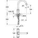 Смеситель Grohe Costa S 21338001 для раковины