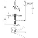 Смеситель Grohe Essence 30269DC0 для кухонной мойки