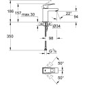 Смеситель Grohe Eurocube 23132000 для раковины