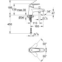 Смеситель Grohe Eurodisc Cosmopolitan 33192002 для ванны с душем