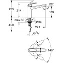 Смеситель Grohe Eurodisc Cosmopolitan 33770002 для кухонной мойки