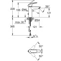 Смеситель Grohe Eurosmart 23323003 для раковины