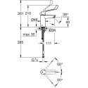 Смеситель Grohe Eurosmart 23984003 для медицинских учреждений