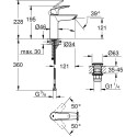 Смеситель Grohe Eurosmart 23989003 для раковины