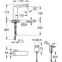Смеситель Grohe Eurosmart Cosmopolitan E 36421000 для раковины
