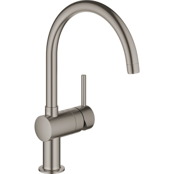 Смеситель Grohe Minta 32917AL0 для кухонной мойки, темный графит матовый