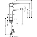 Смеситель Hansgrohe Metropol 74520000 для биде