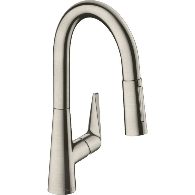 Смеситель Hansgrohe Talis M51 73850800 для кухонной мойки, сталь